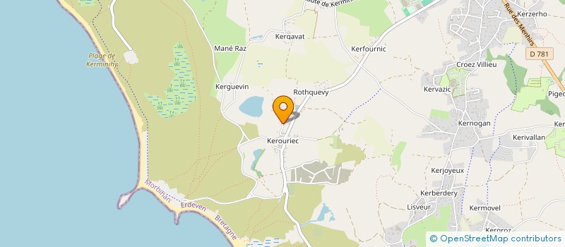 localisation de l'entreprise N.S. HOLDING  ERDEVEN