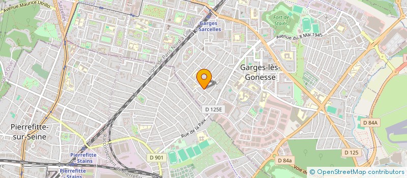 localisation de l'entreprise N.S.I. PATRIMOINE à GARGES-LES-GONESSE