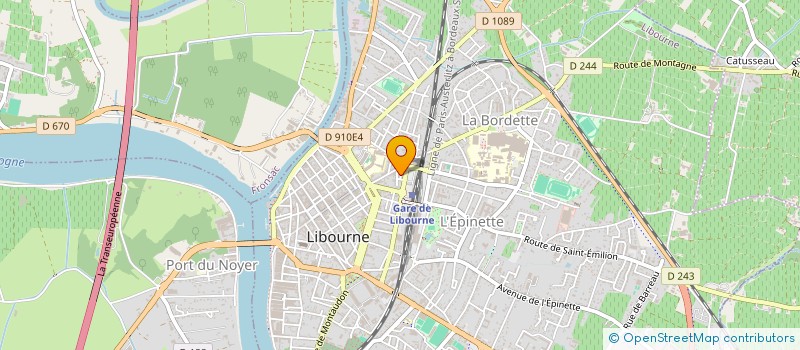 localisation de l'entreprise N S ISOLATION AQUITAINE  LES BILLAUX