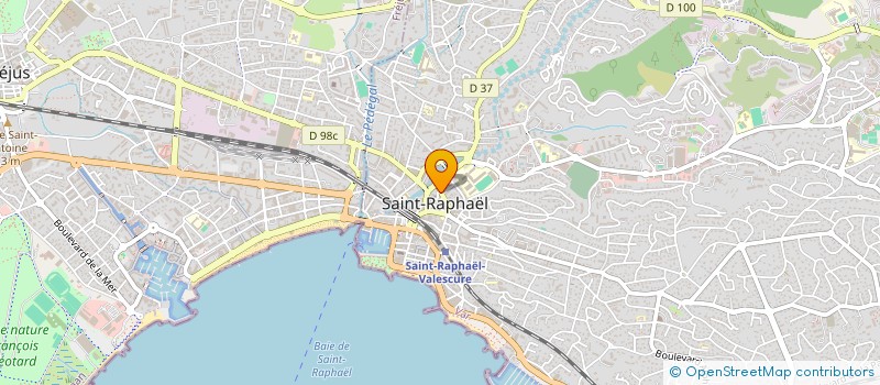 localisation de l'entreprise N.S.L à SAINT-RAPHAEL