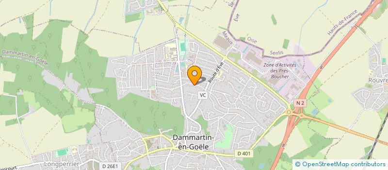 localisation de l'entreprise N.S.M  DAMMARTIN-EN-GOELE