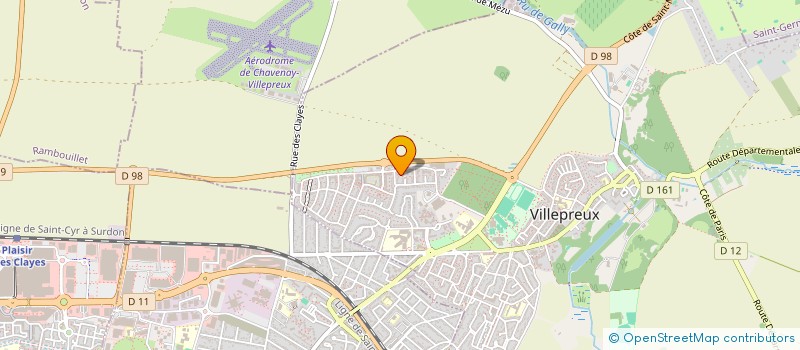 localisation de l'entreprise N.S. PARTNERS  VILLEPREUX