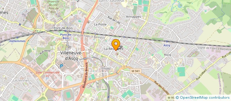 localisation de l'entreprise N&S RENOV  VILLENEUVE-D'ASCQ