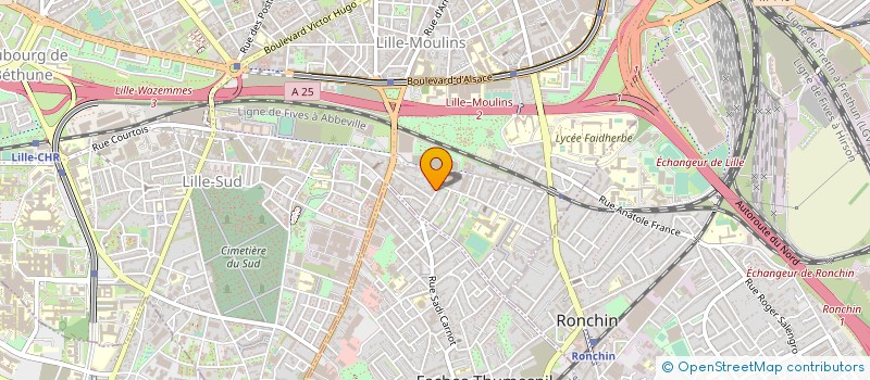 localisation de l'entreprise N & S RENOVATION à LILLE