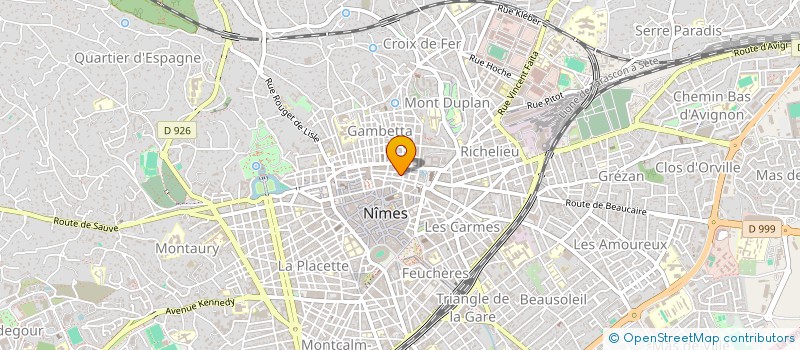 localisation de l'entreprise N.S.V à NIMES
