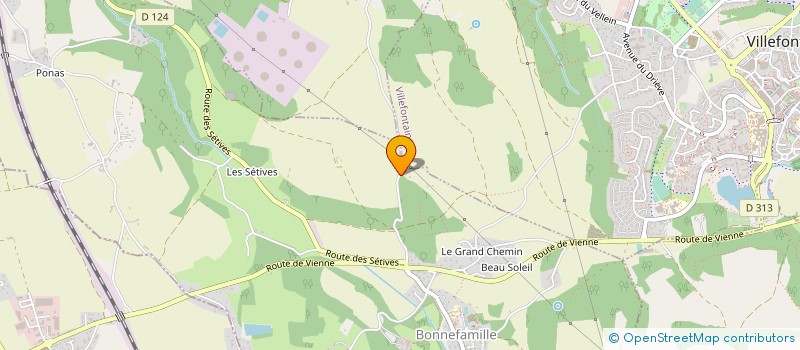 localisation de l'entreprise N.S VENTISOL à ROCHE