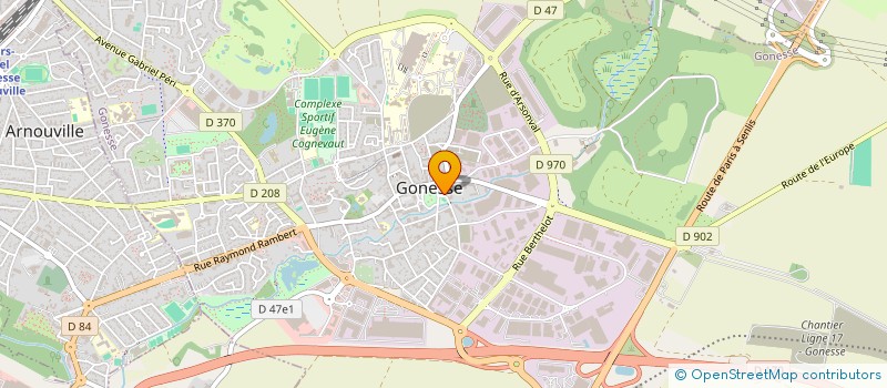 localisation de l'entreprise N&S WORK  GONESSE