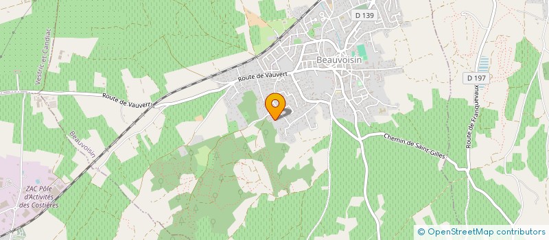 localisation de l'entreprise N-SEA  BEAUVOISIN