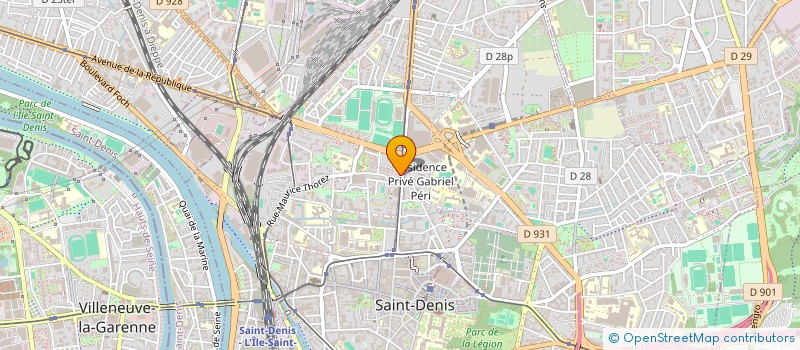 localisation de l'entreprise N-SENDER à SAINT-DENIS