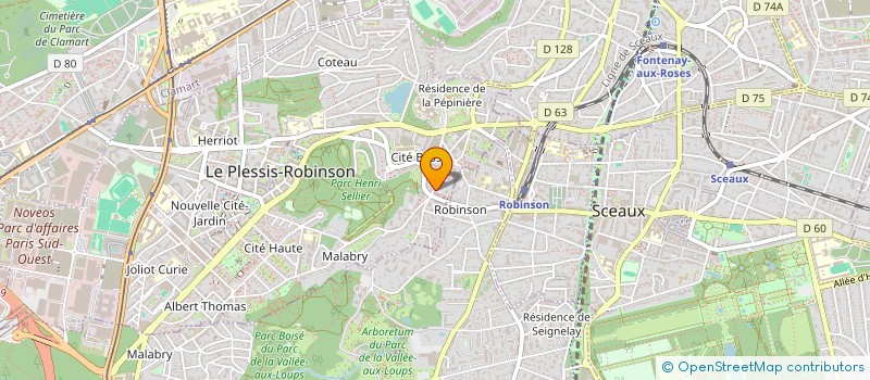 localisation de l'entreprise N' SERVICES  LE PLESSIS-ROBINSON