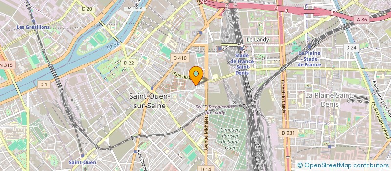 localisation de l'entreprise N SQUARE GROUP à SAINT-OUEN-SUR-SEINE