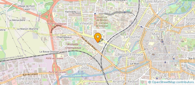 localisation de l'entreprise N SUR X  RENNES