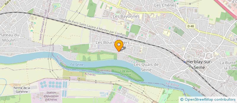 localisation de l'entreprise N.T.F  HERBLAY-SUR-SEINE