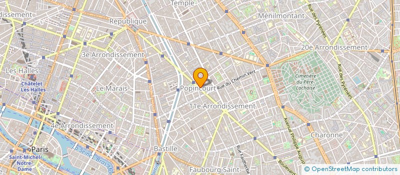 localisation de l'entreprise N.T.M. TRADING  PARIS