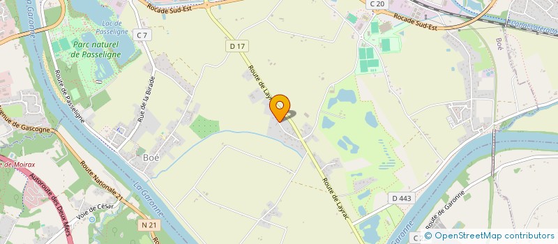 localisation de l'entreprise N.T.S.  BOE