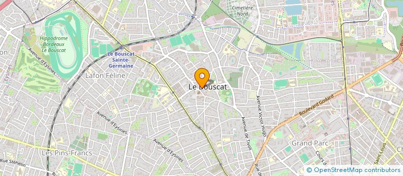 localisation de l'entreprise N T S E V C  LE BOUSCAT