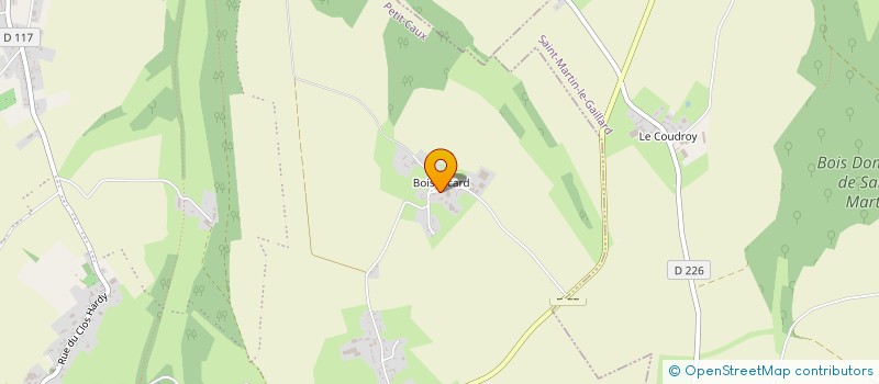 localisation de l'entreprise N.T.S.L  PETIT-CAUX