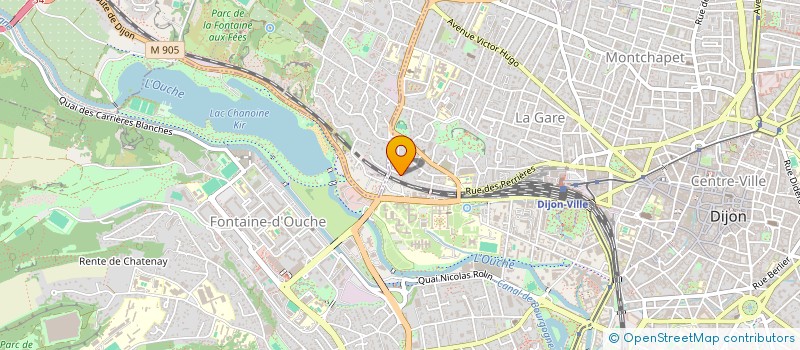 localisation de l'entreprise N.T.T à DIJON