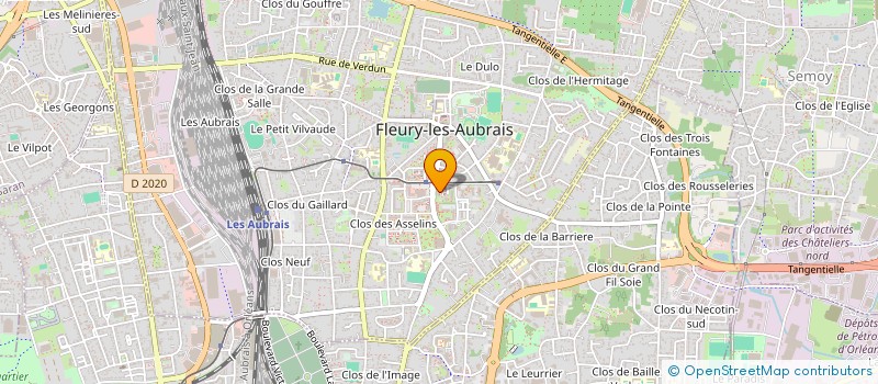 localisation de l'entreprise N.T.TR.EX à FLEURY-LES-AUBRAIS