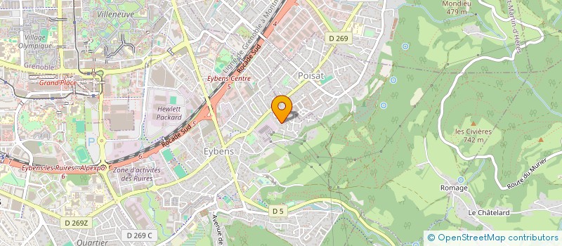 localisation de l'entreprise N'THERA O&G  EYBENS