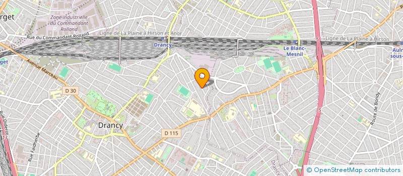 localisation de l'entreprise N.TP  DRANCY