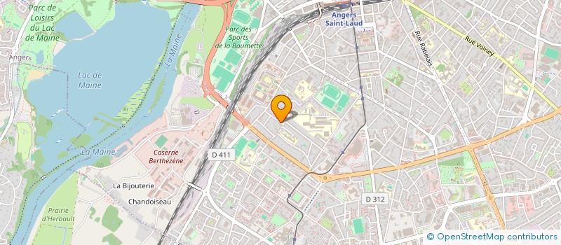 localisation de l'entreprise N.U à ANGERS