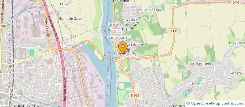 localisation de l'entreprise N V  BEAUREGARD