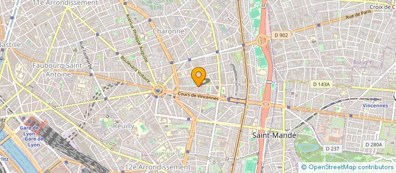 localisation de l'entreprise N.V ALIMENTATION GENERALE  PARIS