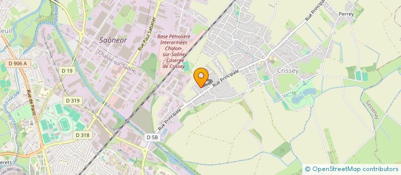 localisation de l'entreprise N-V-E  CHATENOY-LE-ROYAL