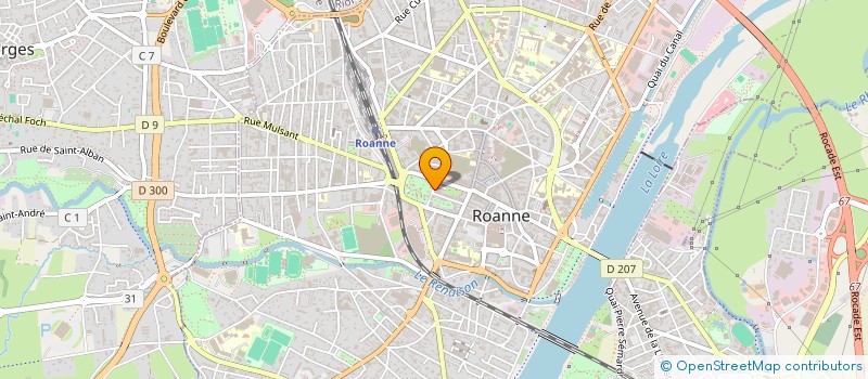 localisation de l'entreprise N&V MATTELIN  ROANNE