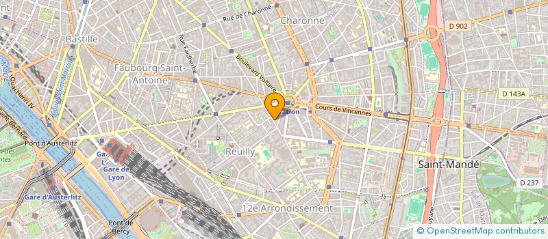 localisation de l'entreprise N.V.P à PARIS