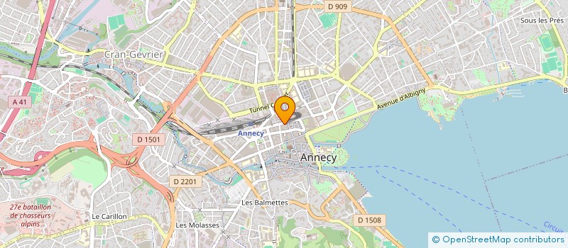 localisation de l'entreprise N'VI à ANNECY