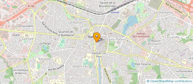 localisation de l'entreprise N'VIE à VANNES