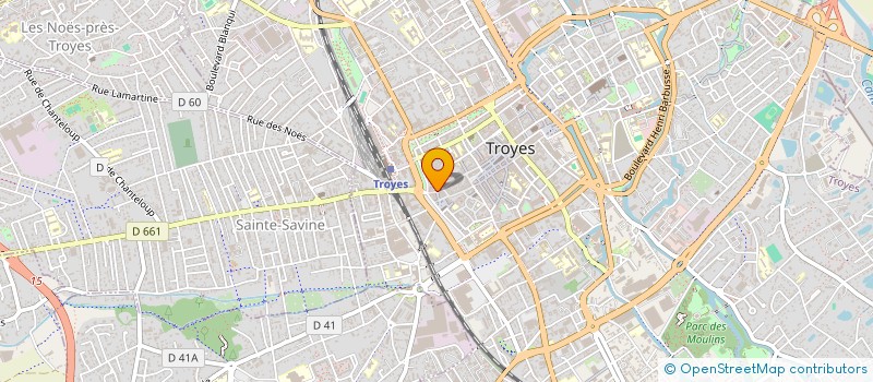 localisation de l'entreprise N.W.S. à TROYES
