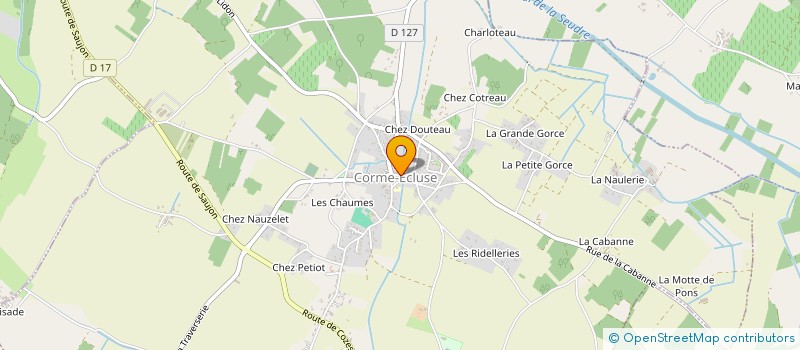 localisation de l'entreprise N,W,T,  CORME-ECLUSE