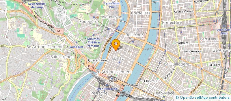 localisation de l'entreprise N'@Y à LYON