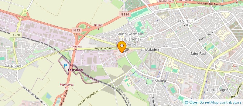 localisation de l'entreprise N & Y à CAEN