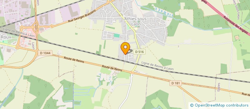 localisation de l'entreprise N.Y.  ATHIES-SOUS-LAON