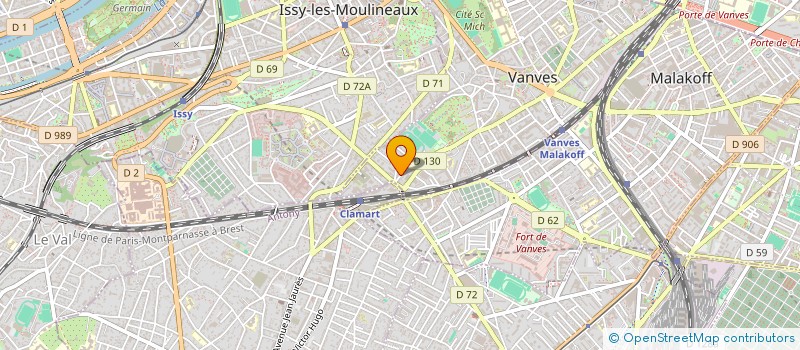 localisation de l'entreprise N.Y CAB à VANVES