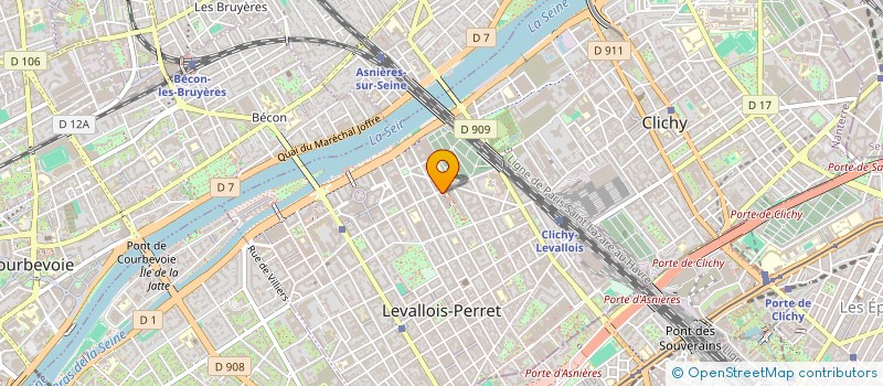 localisation de l'entreprise N & Y EVENTS  LEVALLOIS-PERRET