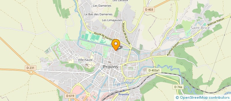 localisation de l'entreprise N&Y FOOD à PROVINS