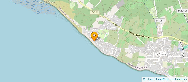 localisation de l'entreprise N.Y. HABITAT  SAINTE-MARIE-DE-RE