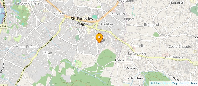 localisation de l'entreprise N & Z à SIX-FOURS-LES-PLAGES