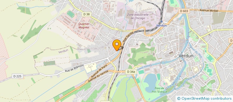 localisation de l'entreprise N.Z LIVE à VERDUN