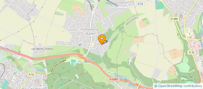 localisation de l'entreprise N0CTUA IT  FONTAINE-LA-MALLET