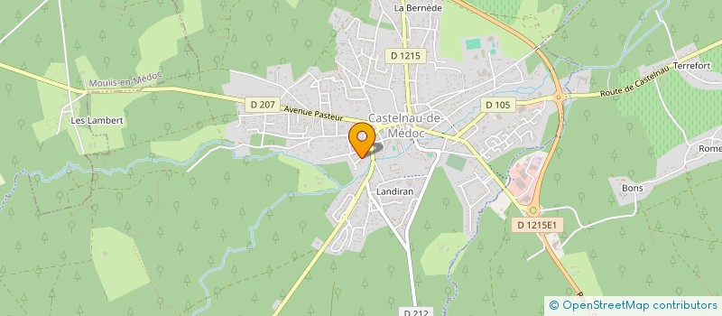 localisation de l'entreprise N1 DE L'ISLE  CASTELNAU-DE-MEDOC