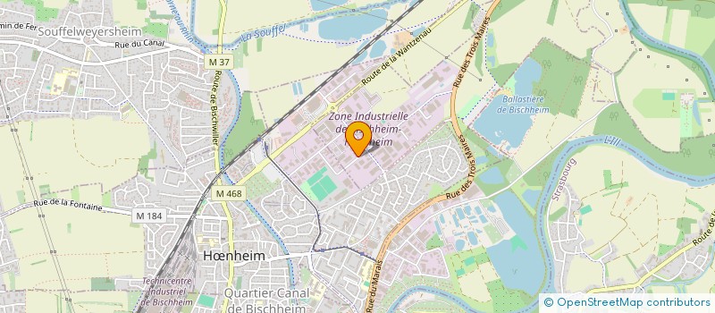 localisation de l'entreprise N1 ENSEIGNES  HNHEIM