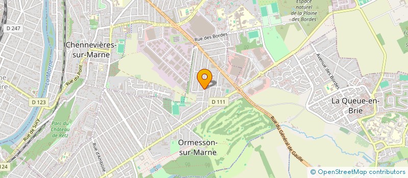 localisation de l'entreprise N10 PRODUCTIONS à ORMESSON-SUR-MARNE
