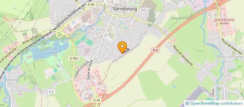 localisation de l'entreprise N1769 à SARREBOURG