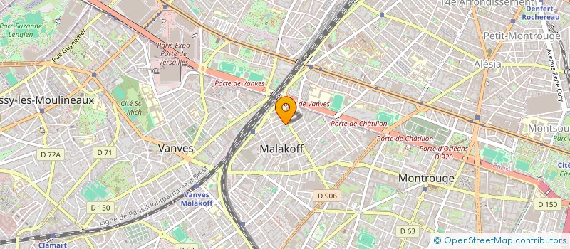 localisation de l'entreprise N1TER  MALAKOFF
